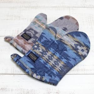 Pendleton ペンドルトン ミトン 鍋つかみ キルティング キッチン 小物 雑貨 ネイティブ Custom Mitten LB005 Desert Dawn Moonlight Mesa 2-pattern｜beardstore