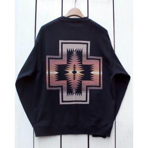 Pendleton ペンドルトン バックプリントスウェット ブラック Back Print Swea...