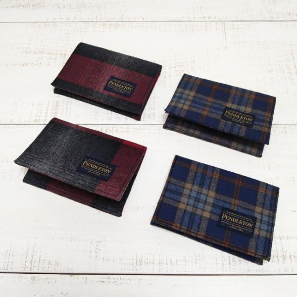 Pendleton ペンドルトン カードケース PWM Card Case チェック ウール コット...