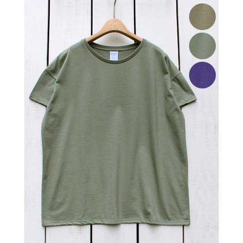 quotidien コティディアン ユニセックス ラウンドネックビックシルエットTシャツ ベージュ ...
