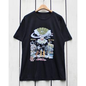 Rock Off Green Day プリントTシャツ グリーンデイ ブラック 黒 パンク ロック バンドTee｜beardstore