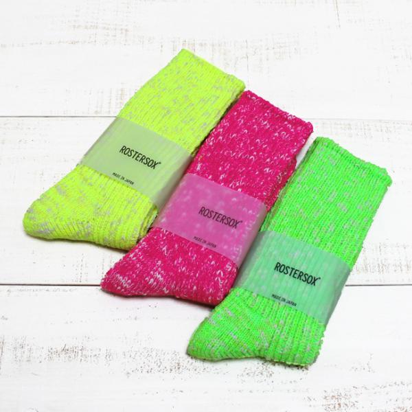 Rostersox ロスターソックス スラブリブソックス Big Slub 60 Rib Socks...