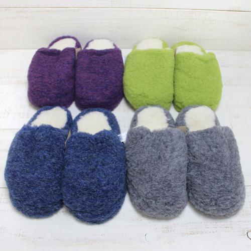 Sheep by the Sea シープバイザシー ウールパイルベーシックスリッパ ルームシューズ ...
