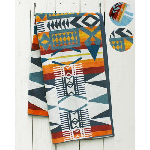 PENDLETON ペンドルトン ネイティブジャガードタオル フォートゥー Native Jacqu...