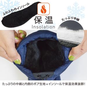 スノーブーツ メンズ レディース 防水 防寒 ...の詳細画像4