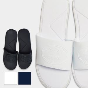 【サイズ交換1回無料】ラコステ メンズシャワーサンダル スポーツサンダル 大きいサイズ LACOSTE L.30 SLIDE 318｜bearfoot-shoes