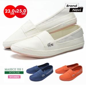 LACOSTE（ラコステ） キャンバス シューズ 白靴 スリッポン スリップ