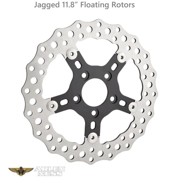 ARLEN NESS・Jagged 11.8インチ・ フローティングローター ・ブラック　02-78...