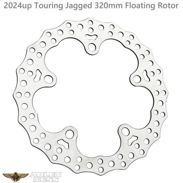 ARLEN NESS・2024up ツーリング・Jagged 320mm・ スポークマウント フロー...