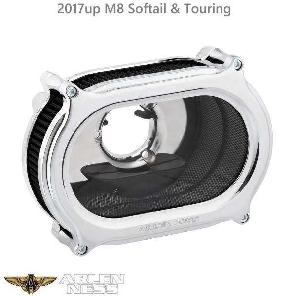 ARLEN NESS・2017up M8ミルウォーキーエイト・METHOD オーバルエアクリーナーキ...