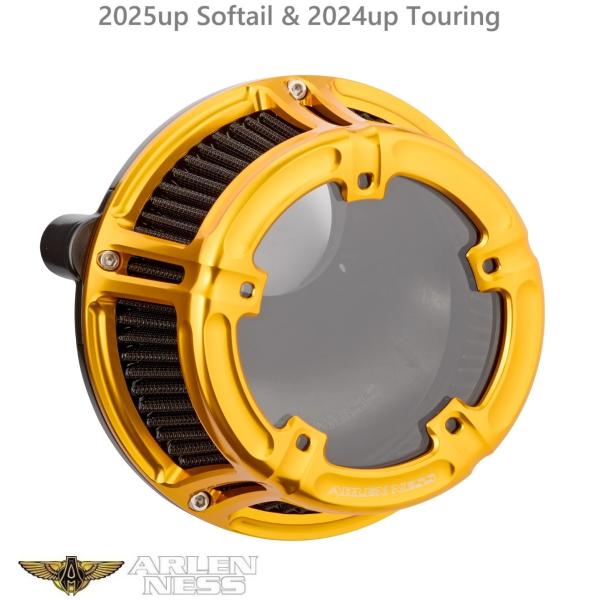 ARLEN NESS・2024up M8ソフテイル・ツーリング・METHOD エアクリーナーキット・...