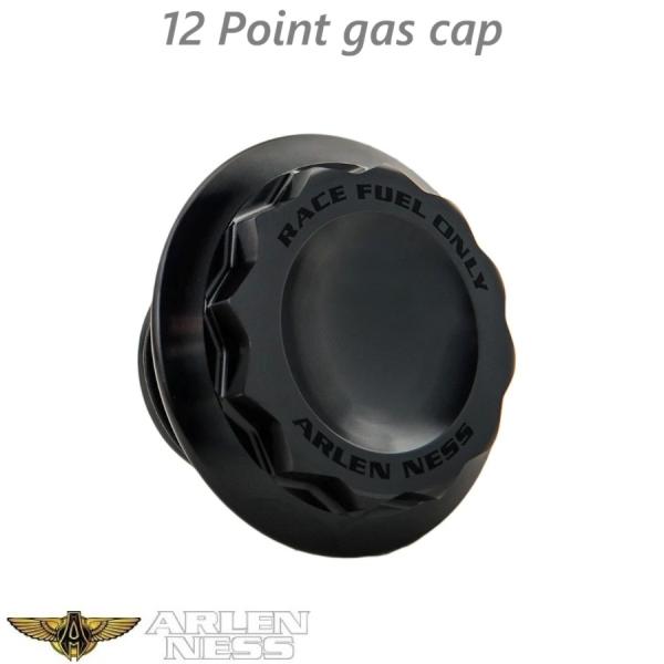 ARLEN NESS・12 Point ガスキャップ BLACK　701-010・0703-0857...