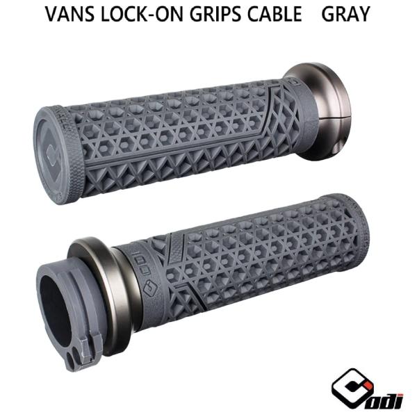 VANS/ODI・LOCK-ON グリップ ケーブルスロットル グラファイト　V31VHCWH-H・...