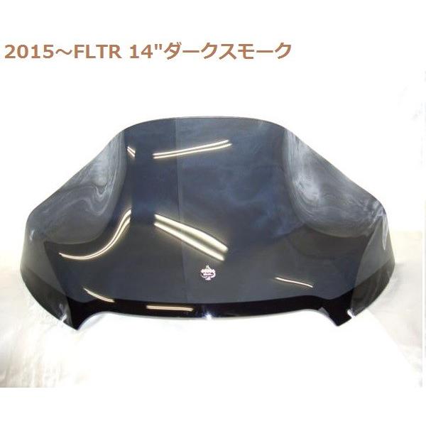 KLOCK WERKS・FLTR 2015・SPORT FRARE・14” ウインドシールド・ダーク...