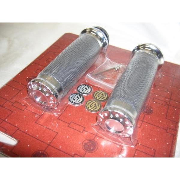 RSD・2008〜電子スロットル・CHRONOグリップ・クローム　0063-2037-CH・0630...