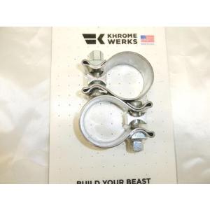 KHROME WERKS・1.75インチパイプ マフラークランプ　1860-0667