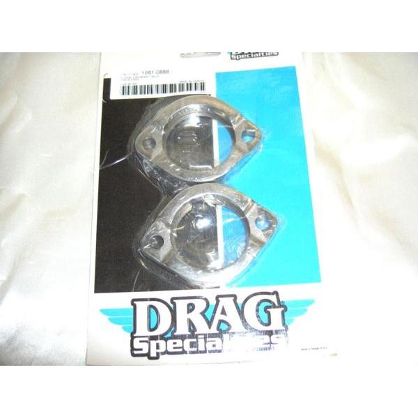 Drag Specialties・ステンポリッシュ・エキゾースト フランジキット　1861-0888