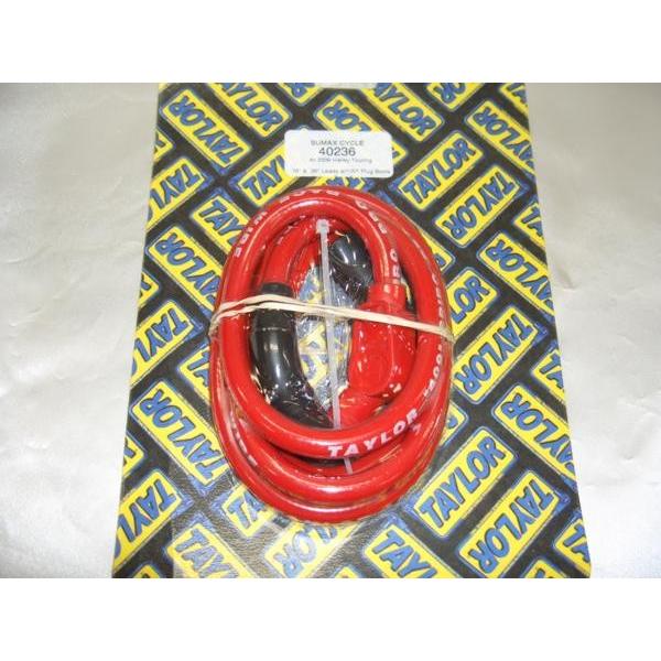 SUMAX・2009〜ツーリング・409 PRO RACEプラグコード・レッド　2104-0223　...