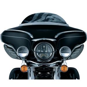 0504-0322　サドルシールド ブラック　ツーリングモデル2009-16 Harley Davidson（ハーレー・ダビッドソン） Kuryakyn・2009