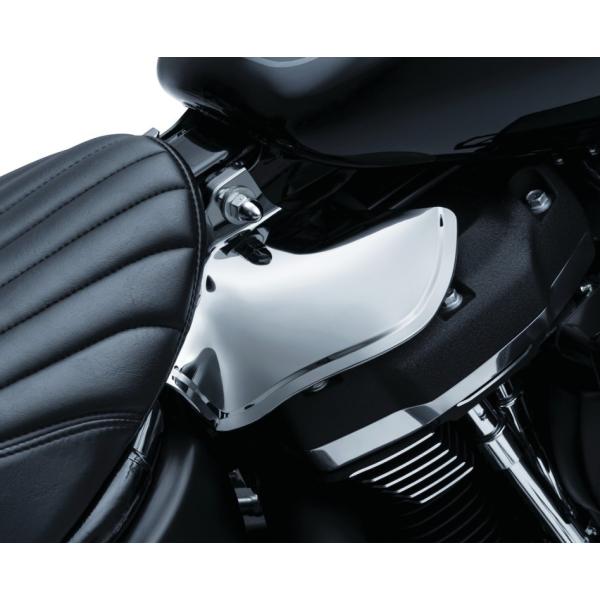 Kuryakyn・2018〜ソフテイル・サドルシールド・スモーク　KUR5789　ハーレー