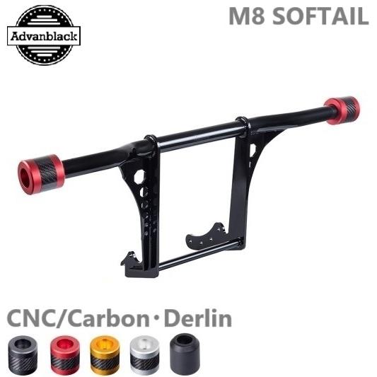 ADVAN BLACK・M8ソフテイル・PROTEK パフォーマンス クラッシュバー CARBON・...