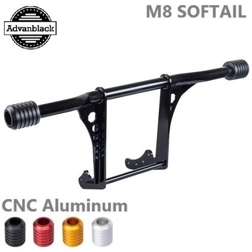 ADVAN BLACK・M8ソフテイル・PROTEK パフォーマンス クラッシュバー CNC LRS...