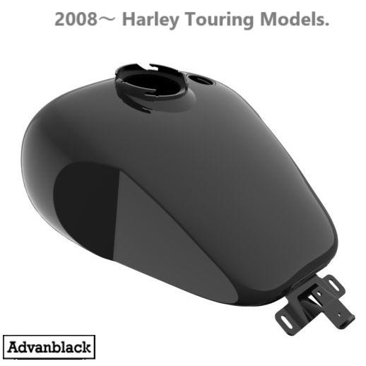 ADVAN BLACK・2008〜ツーリング・ホールショット ガスタンク ニーカットアウト　PBGT...