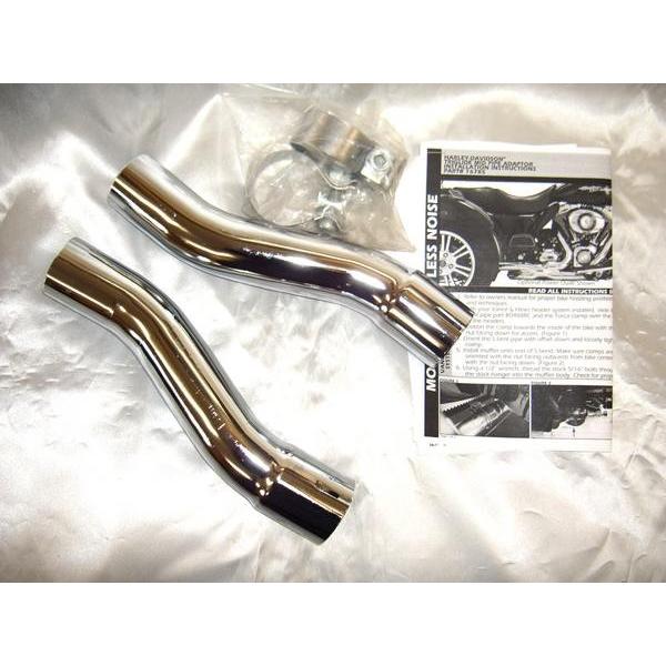 VANCE＆HINES・09〜16トライク・エキパイアダプターキット・クローム【1802-0129・...