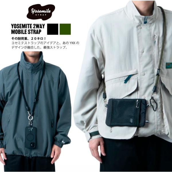 YOSEMITE 2WAY MOBILE STRAP ヨセミテ 2WAY モバイルストラップ ショル...