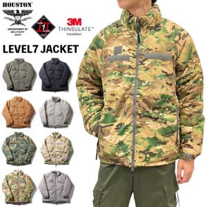 HOUSTON ヒューストン レベル7ジャケット メンズ 中綿ジャケット ミリタリージャケット 防寒 防風 撥水 LEVEL7 JACKET 50323 SALE｜BEARS-MALL