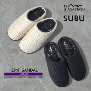 SUBU × MANASTASH コラボ HENP SANDAL ヘンプサンダル スブ マナ