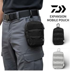 DAIWA ダイワ EXPANSION MOBILE POUCH モバイルポーチ スマホ カラビナ ミニ 小物入れ アウトドア 釣り 撥水 保護 バイク ツーリング DB-3026EX メール便対応
