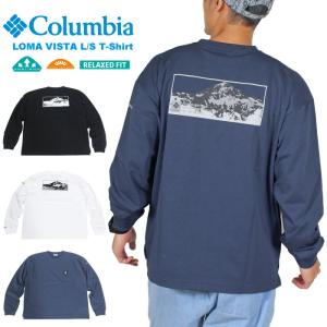 Columbia コロンビア ロマビスタ ロングスリーブ グラフィック 長袖Tシャツ ロンT ヘビーウエイト UVカット UPF50 PM0259 ゆうパケット1点まで