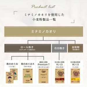 熊本県産小麦 強力粉 南のめぐみK 25kg ...の詳細画像3