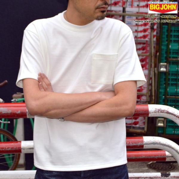 BIG JOHN ビッグジョン MGTS02M Heavy Weight S/S PKT-Shirt...