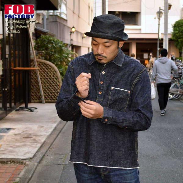 FOB　FACTORY "F2384" 14oz セルビッチデニム プルオーバージャケット [アウタ...