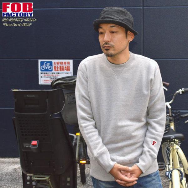 FOB　FACTORY "F7098" クルー スウェット シャツ CREW SWEAT SHIRT...