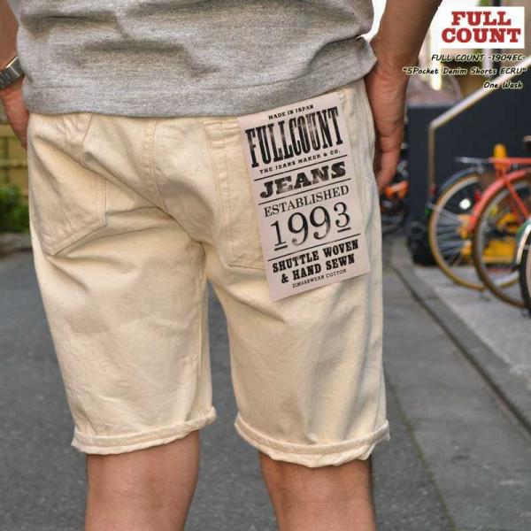 FULLCOUNT×BEARS&apos; &quot;1904EC&quot; 5POCKET DENIM SHORTS ECR...