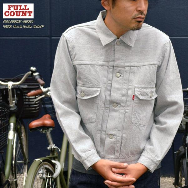 FULLCOUNT "2102G" 2102 Sweat Denim Jacket 12oz 2nd...
