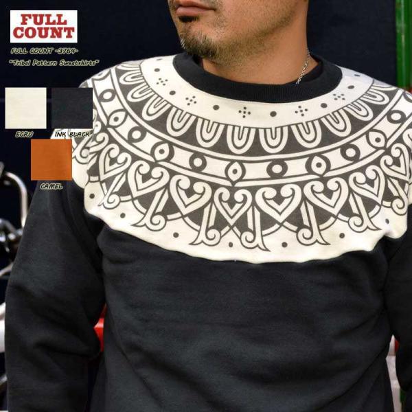 FULLCOUNT フルカウント &quot;3764&quot; Tribal Pattern Sweatshirts...