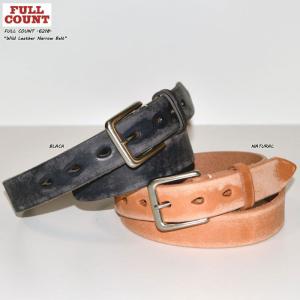 FULLCOUNT（フルカウント） ベルト 本革 ナローベルト 牛革 カウハイド