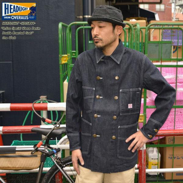 HEADLIGHT ヘッドライト "HD15844" 9.5oz スペシャル ウェーブ デニム ダブ...