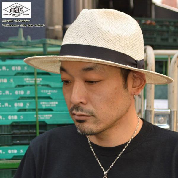 HIGHER ハイアー "HO24001" T.W.Kenma Wide Brim Fedora カ...