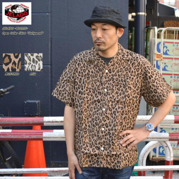 JELADO ジェラード "BL21115" Open Collar Shirt "Hollywoo...