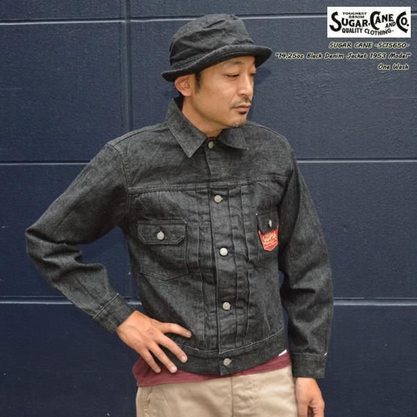 SUGAR CANE シュガーケーン "SC15650" 14.25oz BLACK DENIM J...