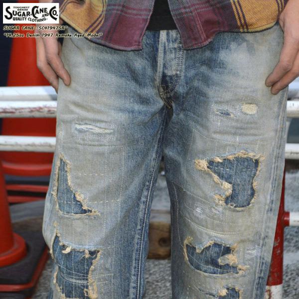 SUGAR CANE SUGARCANE シュガーケーン "SC41947SR" スタンダードデニム...