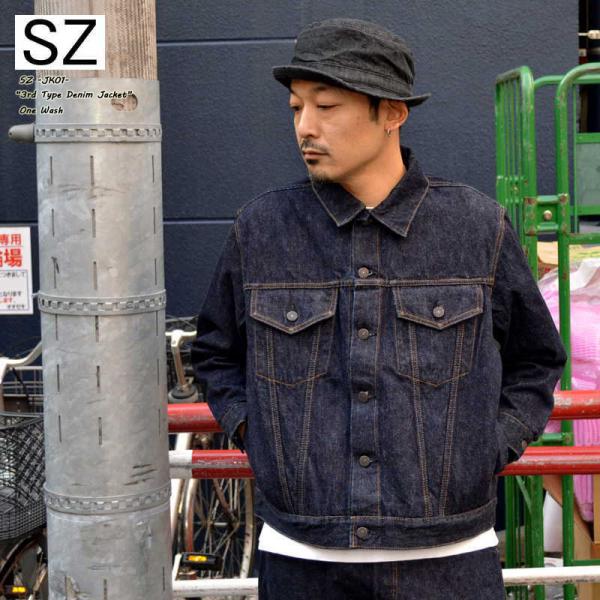 SZ エスゼット "JK01" 13oz デニムジャケット サード 3rd ハンドウォ−ム [アウタ...