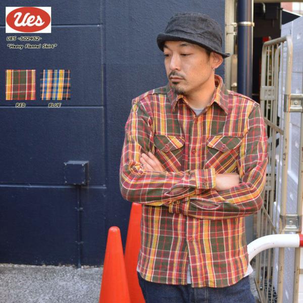 UES ウエス "502452" ヘビーネルシャツ［L/Sシャツ］