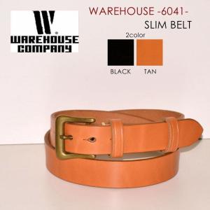 WAREHOUSE ウエアハウス、"6041"、スリムベルト [ベルト]｜bears