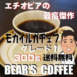 モカ コーヒー豆モカイルガチェフィ ウォッシュド 300g コーヒー送料無料 コ―ヒ豆 人気に訳あり珈琲 無農薬コーヒー